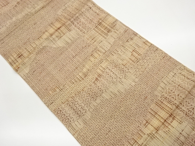 JAPANESE NAGOYA OBI / WOVEN ABSTRACT CLOUD